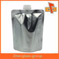 China de alta qualidade sacola de 300 ml de prata foil bolsa para líquido